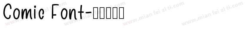 Comic Font字体转换